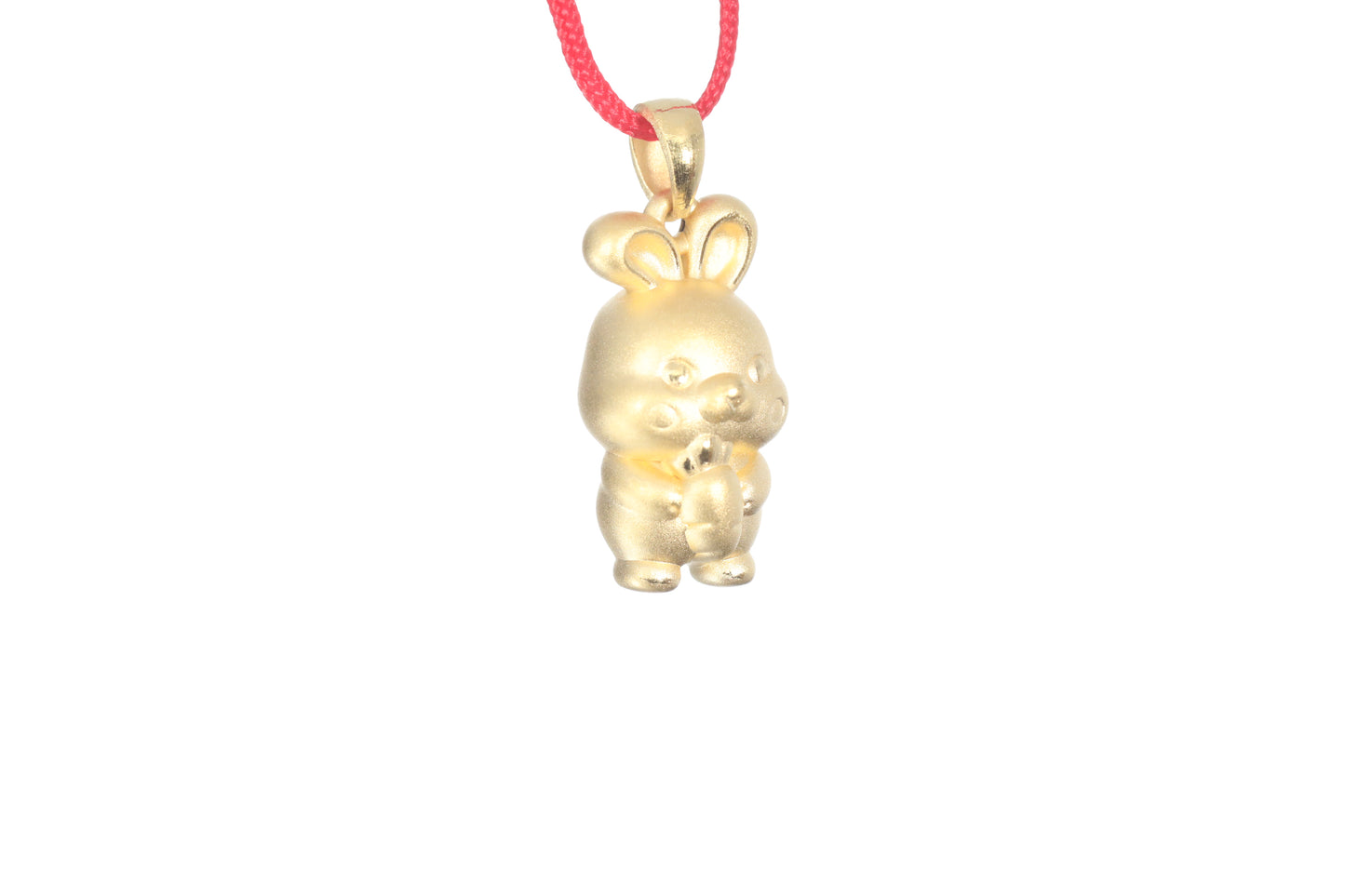 24K Gold Rabbit Pendant