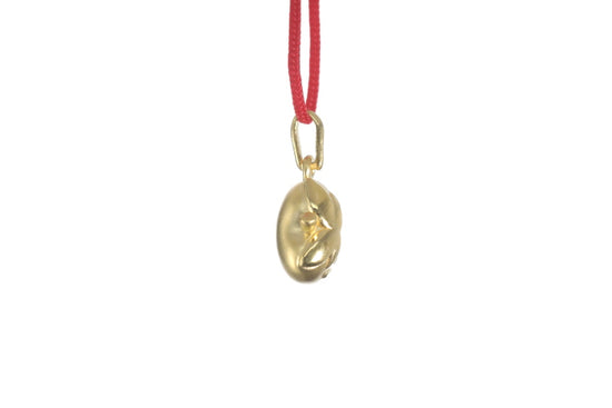 24K Gold Strawberry Pendant