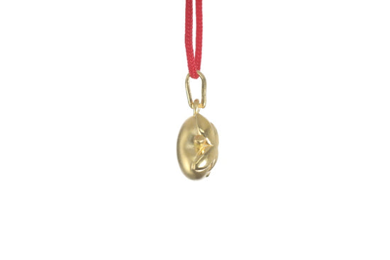 24K Gold Strawberry Pendant