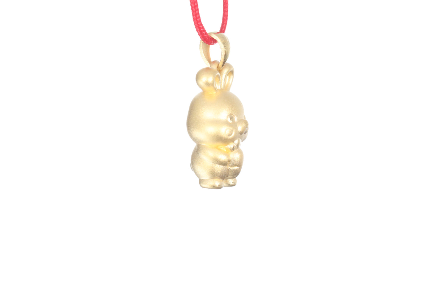 24K Gold Rabbit Pendant