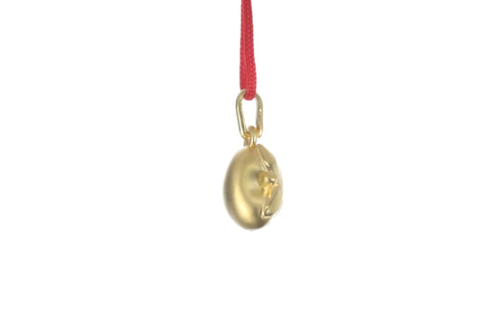 24K Gold Strawberry Pendant