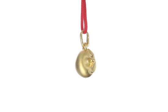 24K Gold Strawberry Pendant