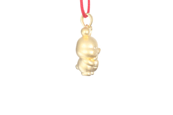 24K Gold Rabbit Pendant