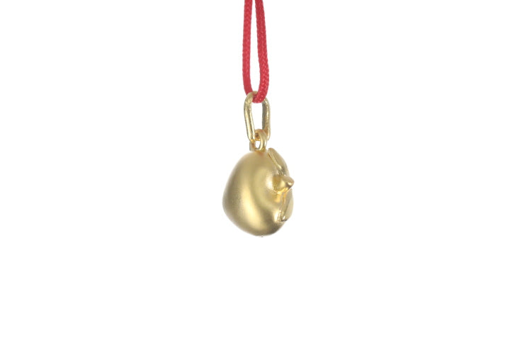 24K Gold Strawberry Pendant