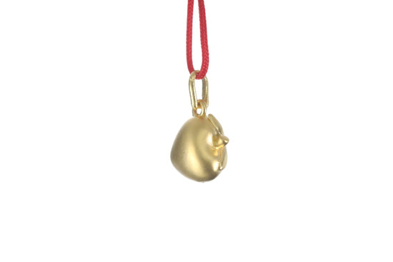 24K Gold Strawberry Pendant