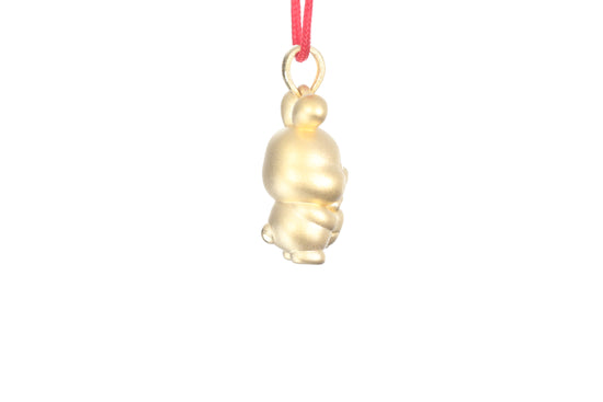 24K Gold Rabbit Pendant