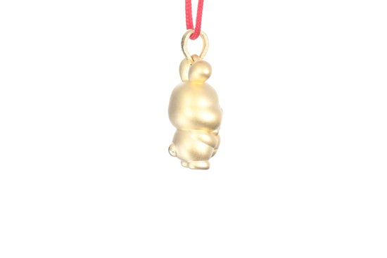 24K Gold Rabbit Pendant