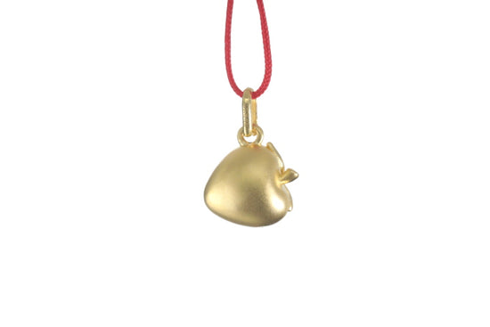 24K Gold Strawberry Pendant