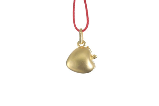 24K Gold Strawberry Pendant