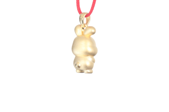 24K Gold Rabbit Pendant