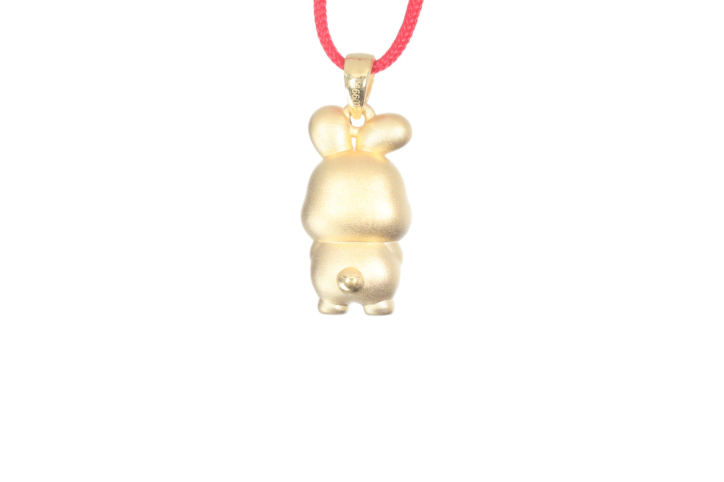 24K Gold Rabbit Pendant