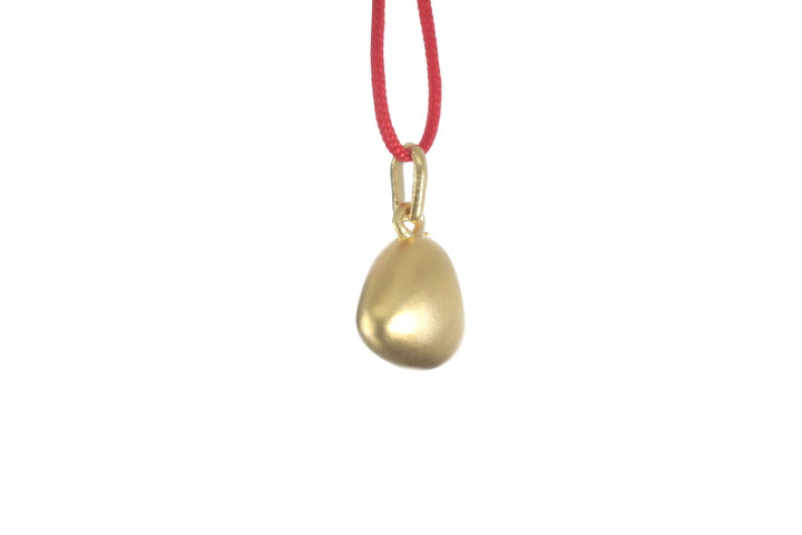 24K Gold Strawberry Pendant