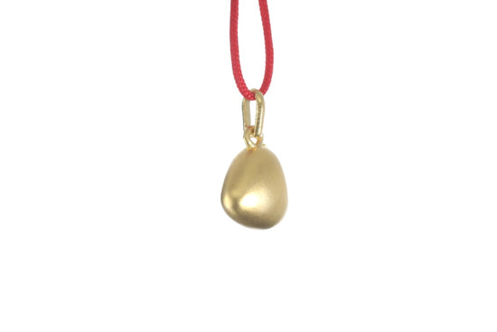 24K Gold Strawberry Pendant