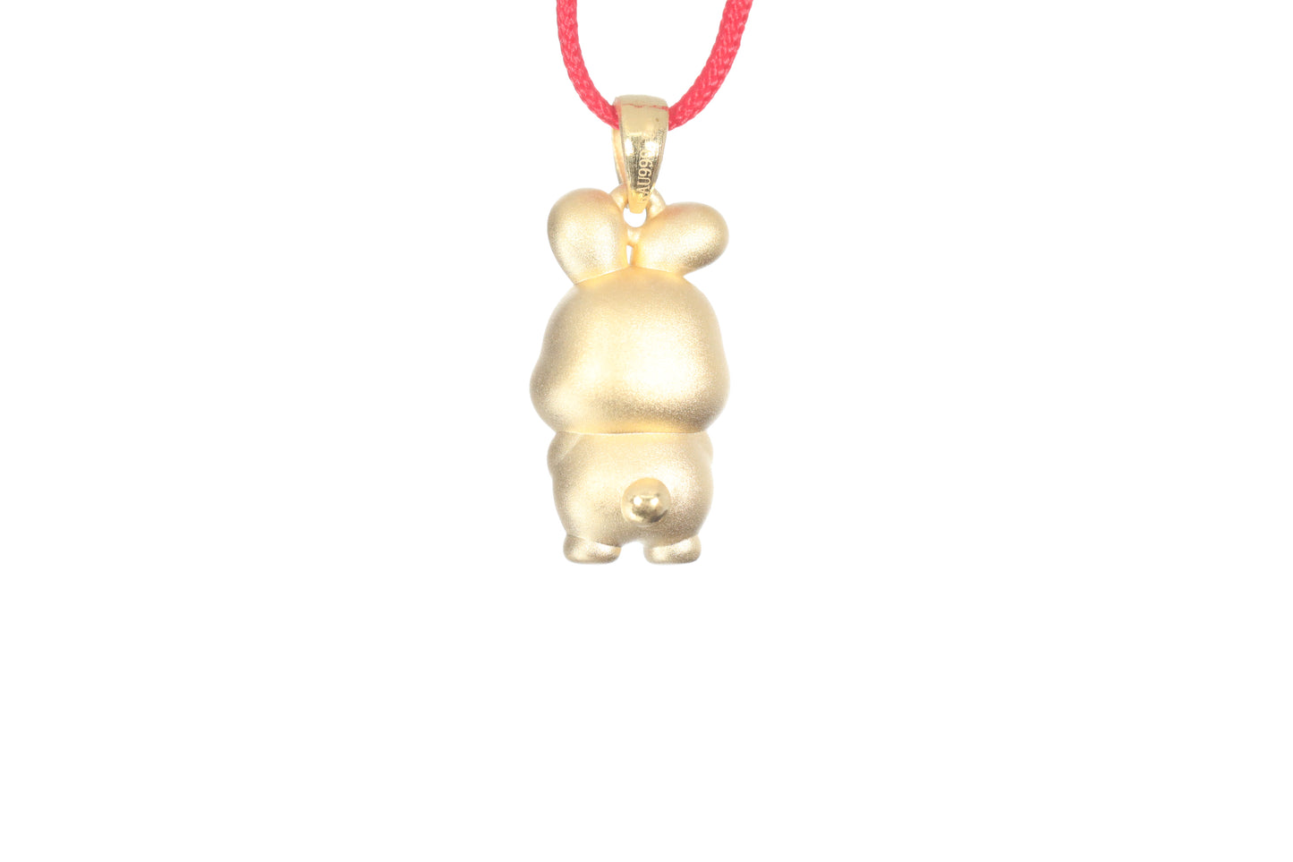 24K Gold Rabbit Pendant