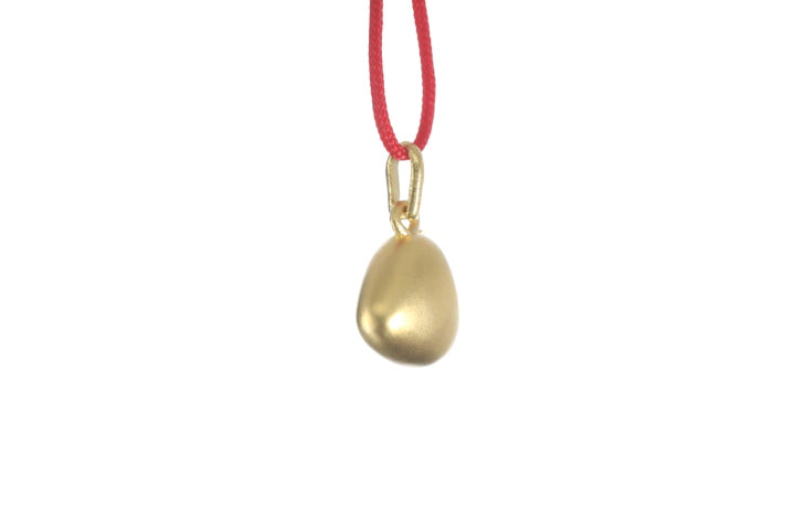 24K Gold Strawberry Pendant