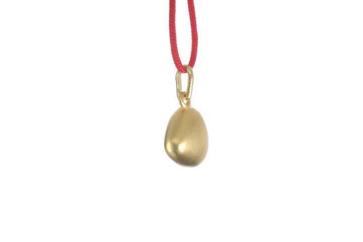 24K Gold Strawberry Pendant