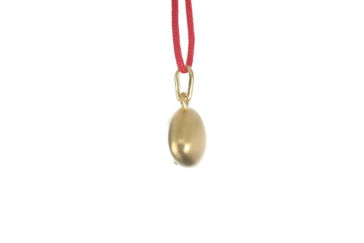 24K Gold Strawberry Pendant