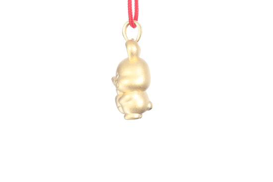 24K Gold Rabbit Pendant