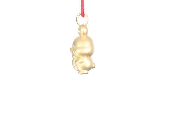 24K Gold Rabbit Pendant