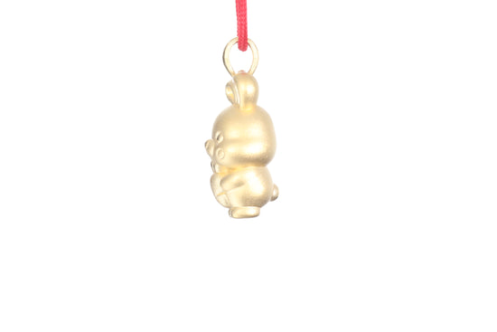 24K Gold Rabbit Pendant