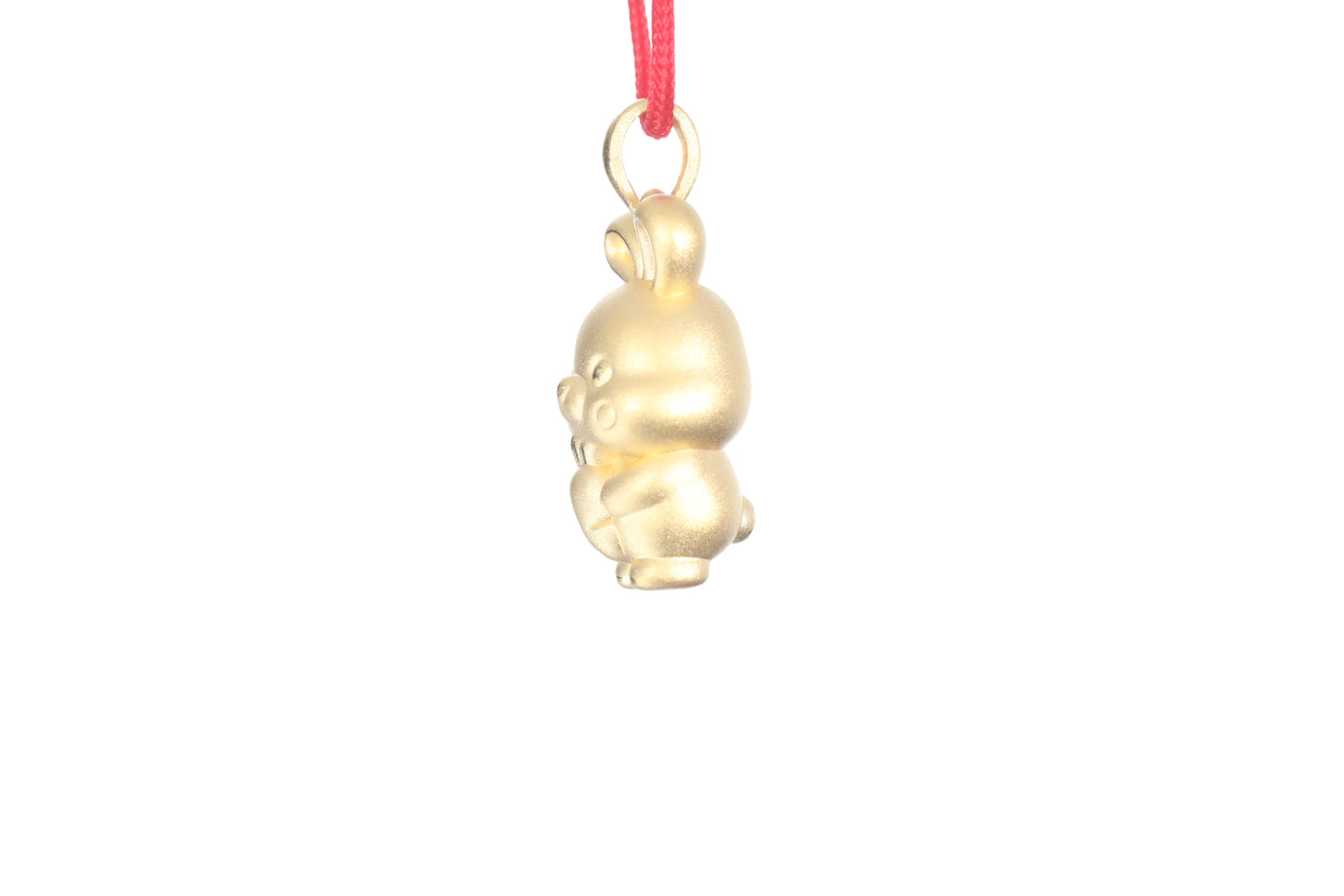 24K Gold Rabbit Pendant