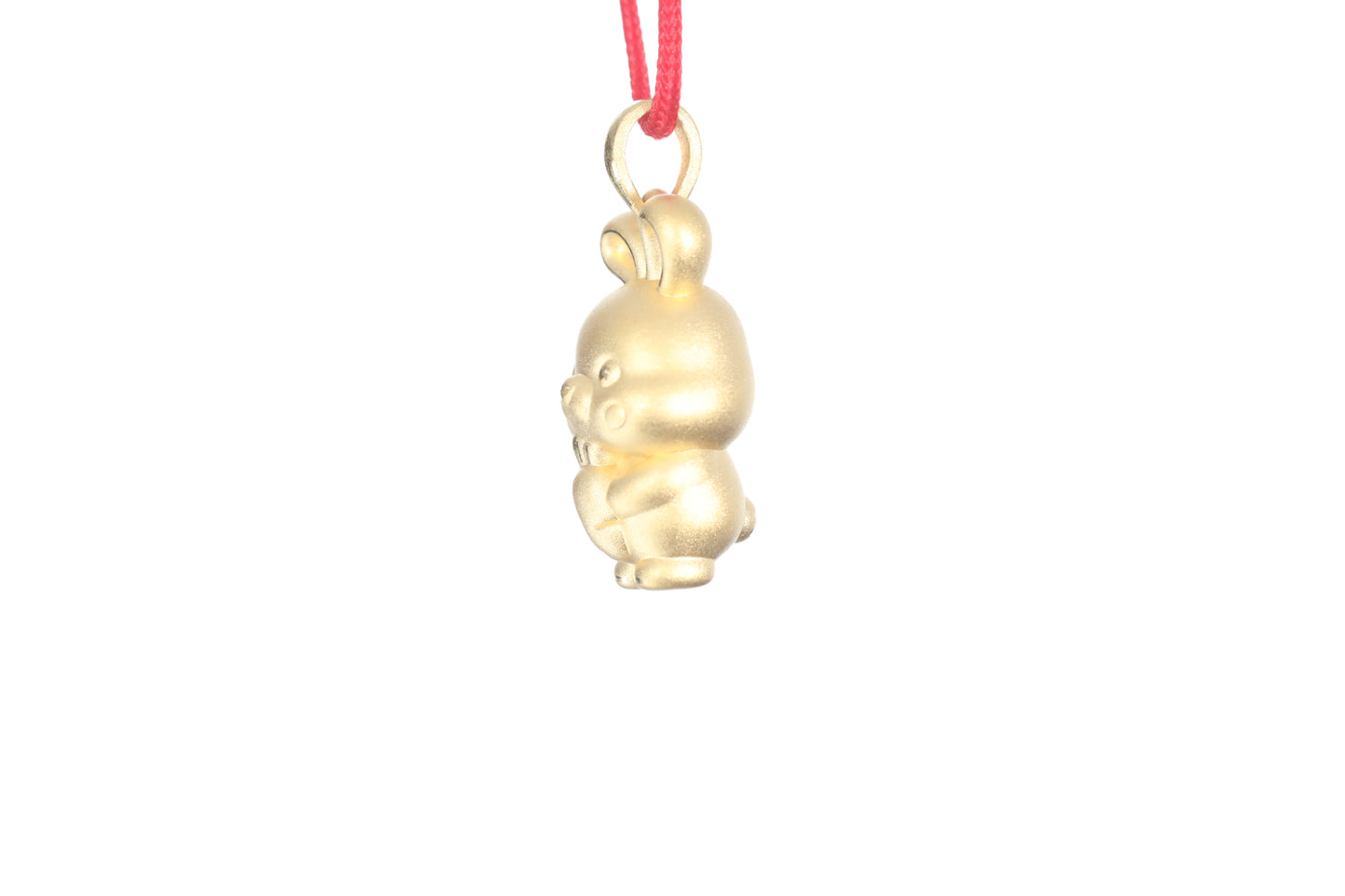 24K Gold Rabbit Pendant