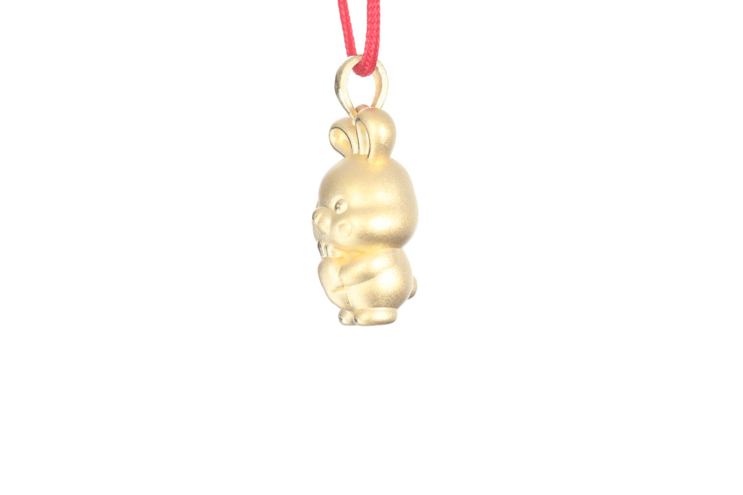 24K Gold Rabbit Pendant