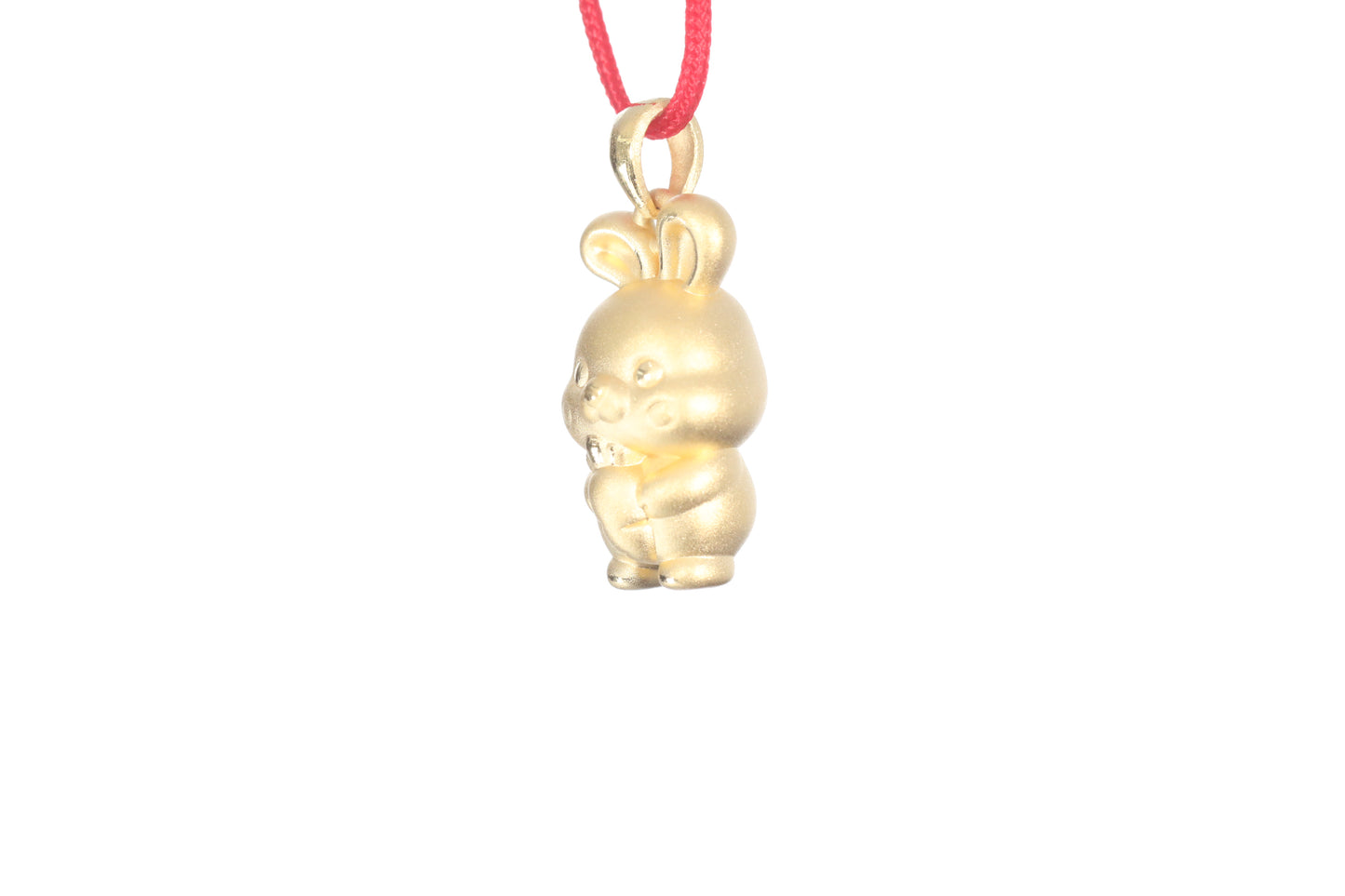 24K Gold Rabbit Pendant