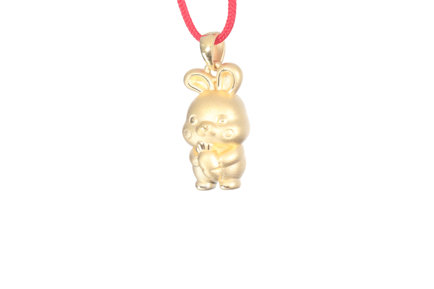 24K Gold Rabbit Pendant