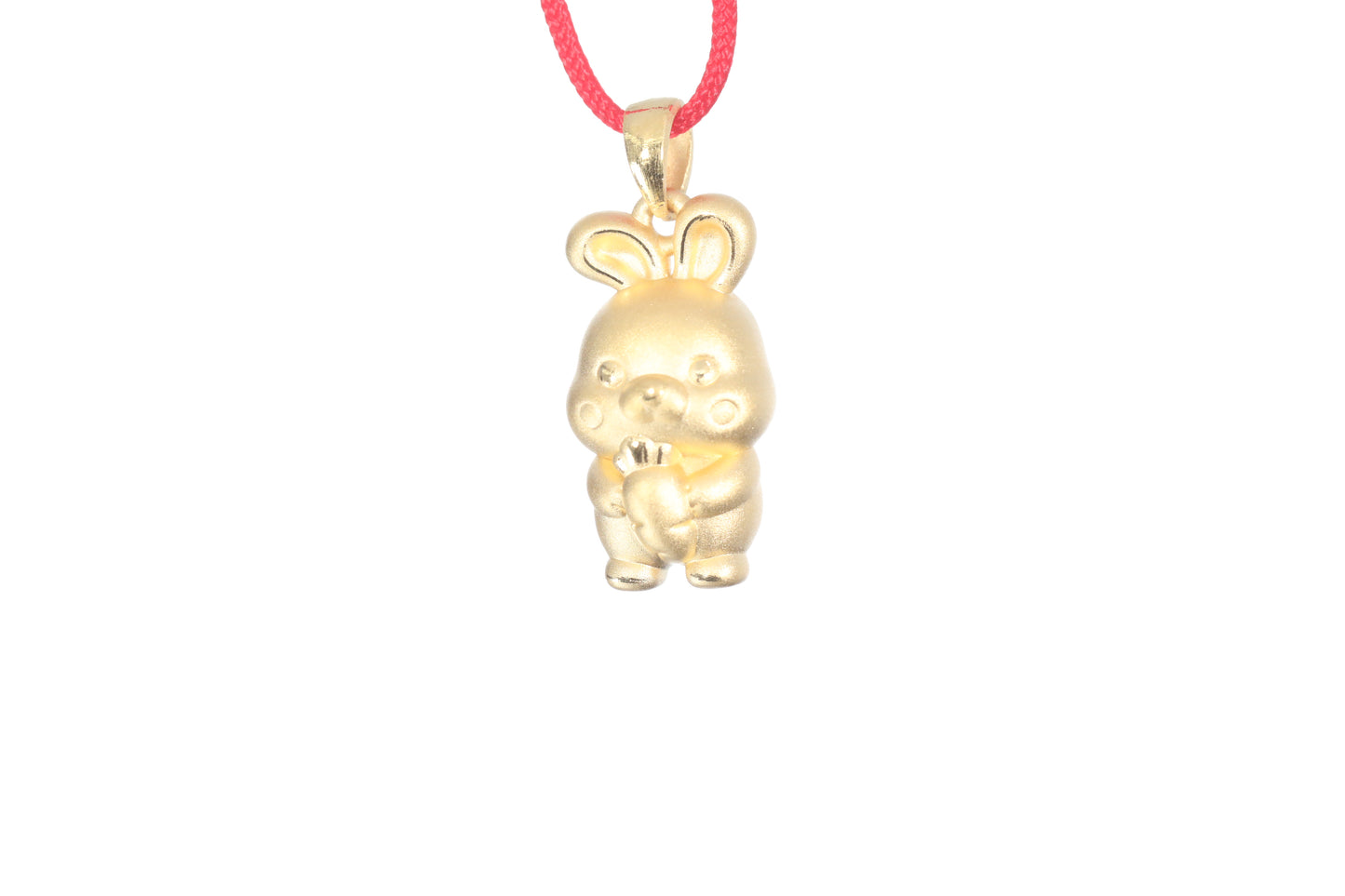 24K Gold Rabbit Pendant