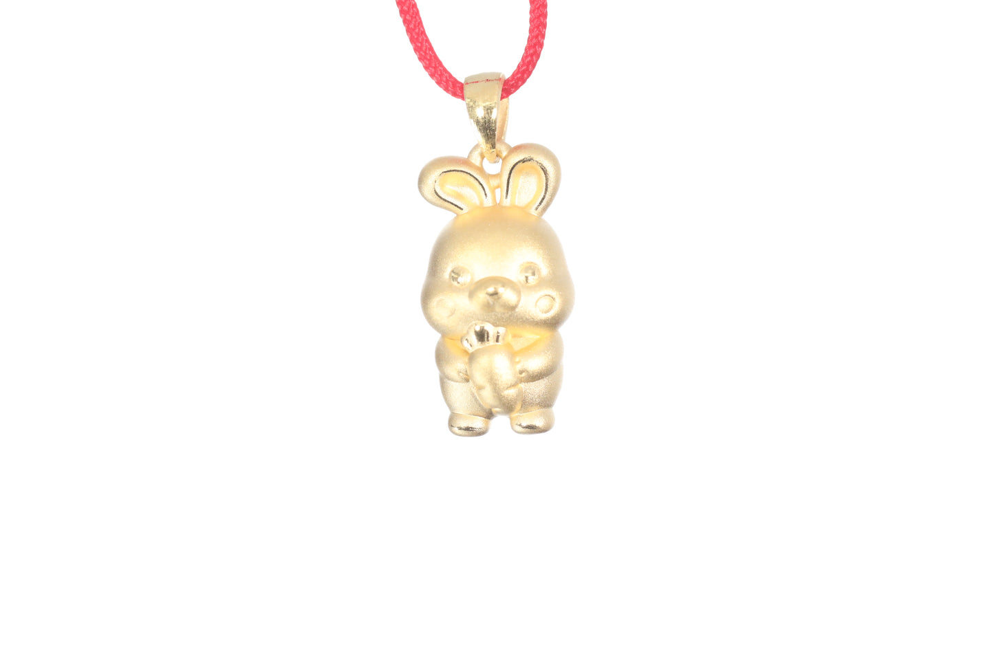 24K Gold Rabbit Pendant