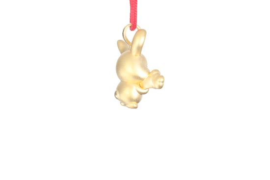 24K Gold Rabbit Pendant