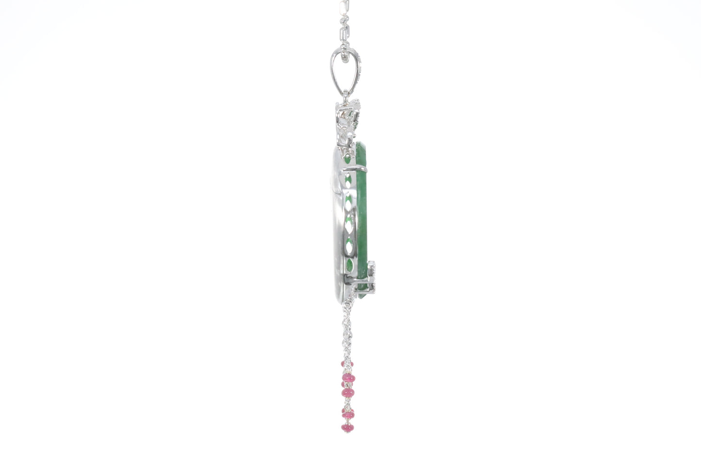 Jadeite and Ruby Pendant