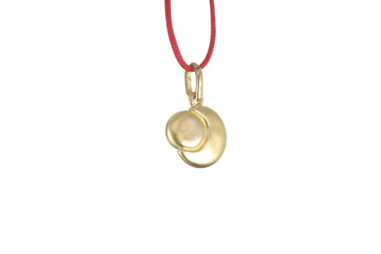 24K Gold Sun and Moon Pendant