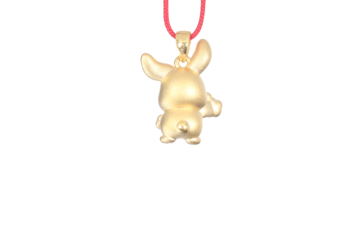 24K Gold Rabbit Pendant