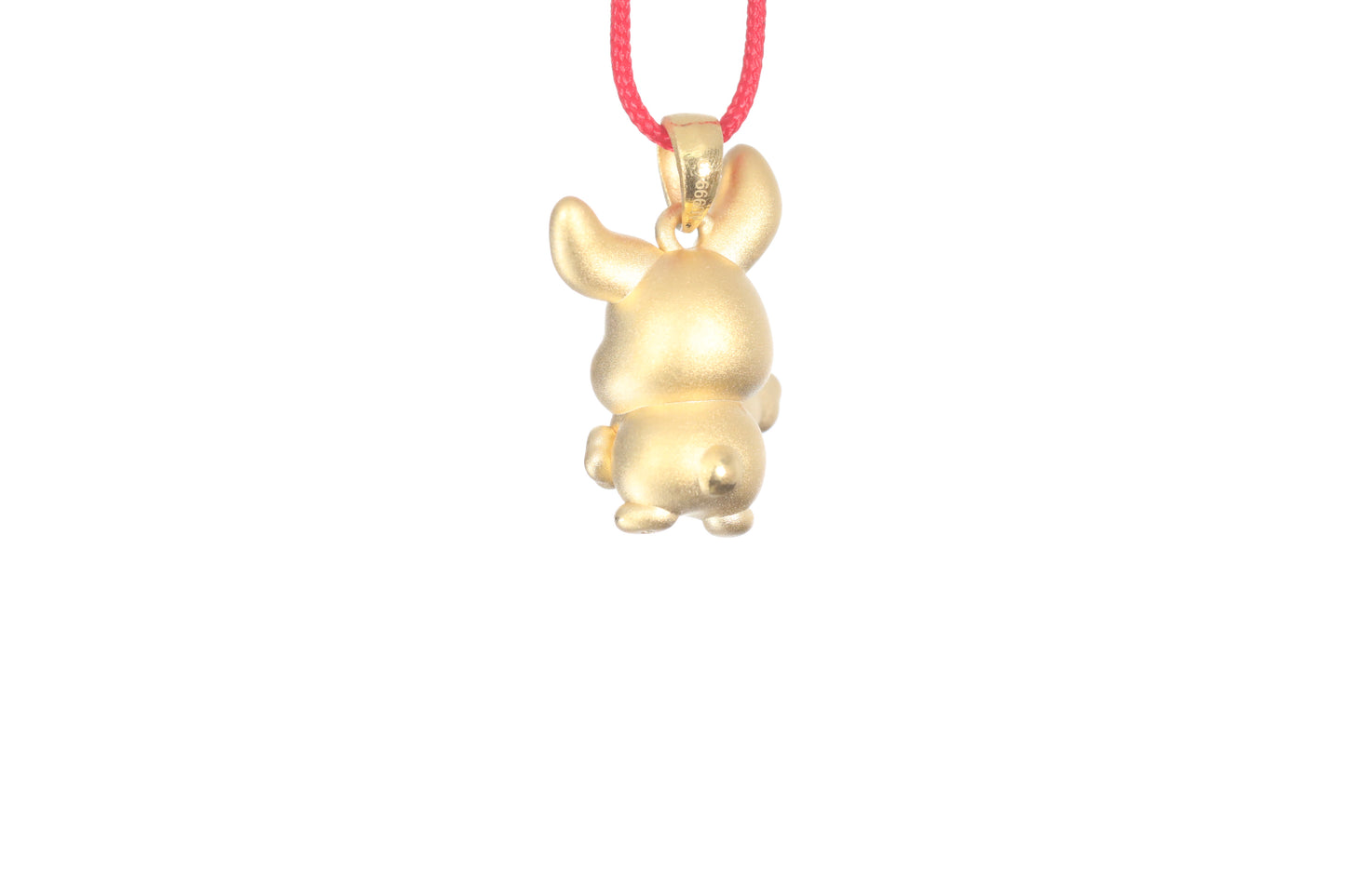 24K Gold Rabbit Pendant