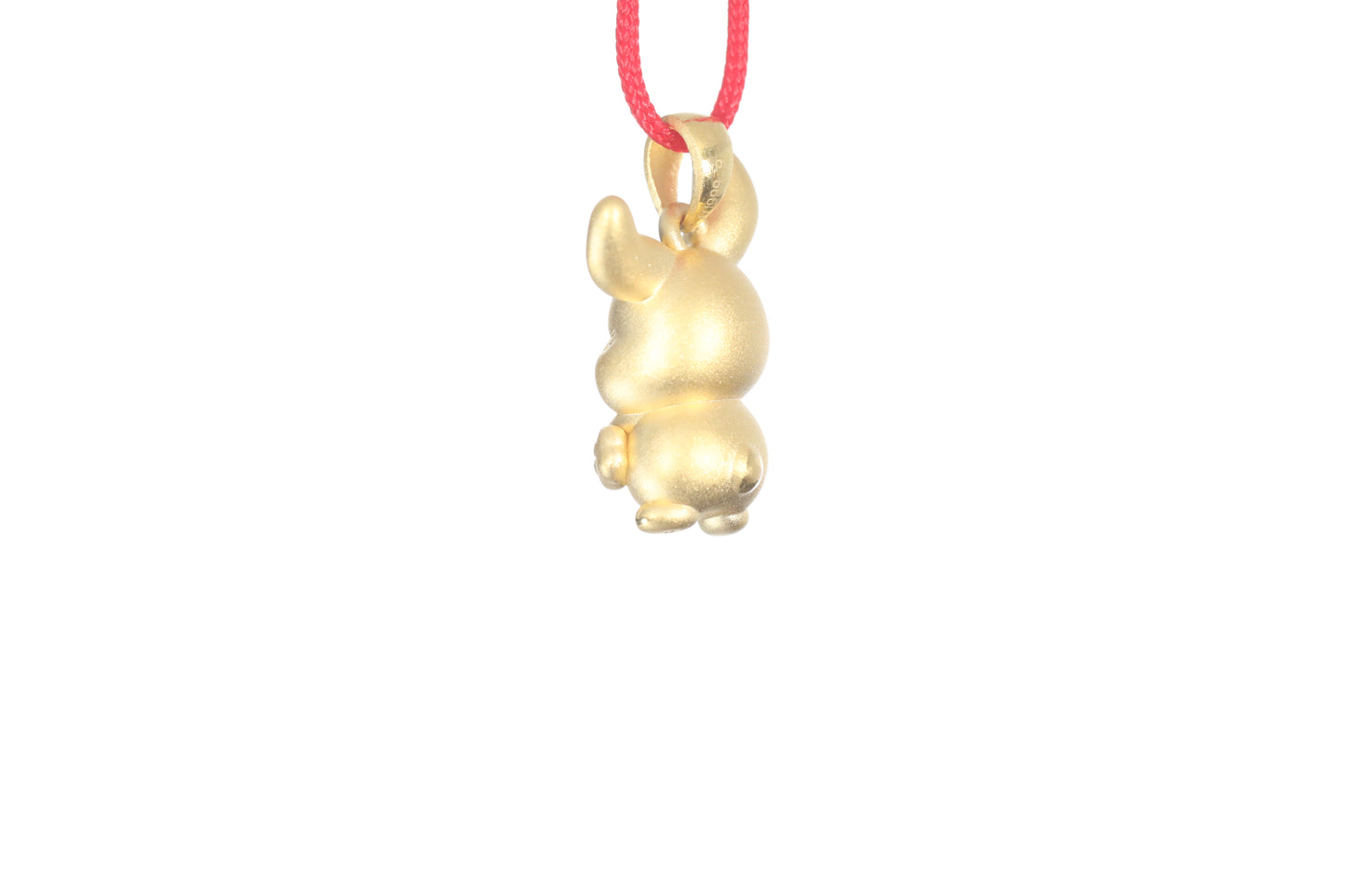 24K Gold Rabbit Pendant