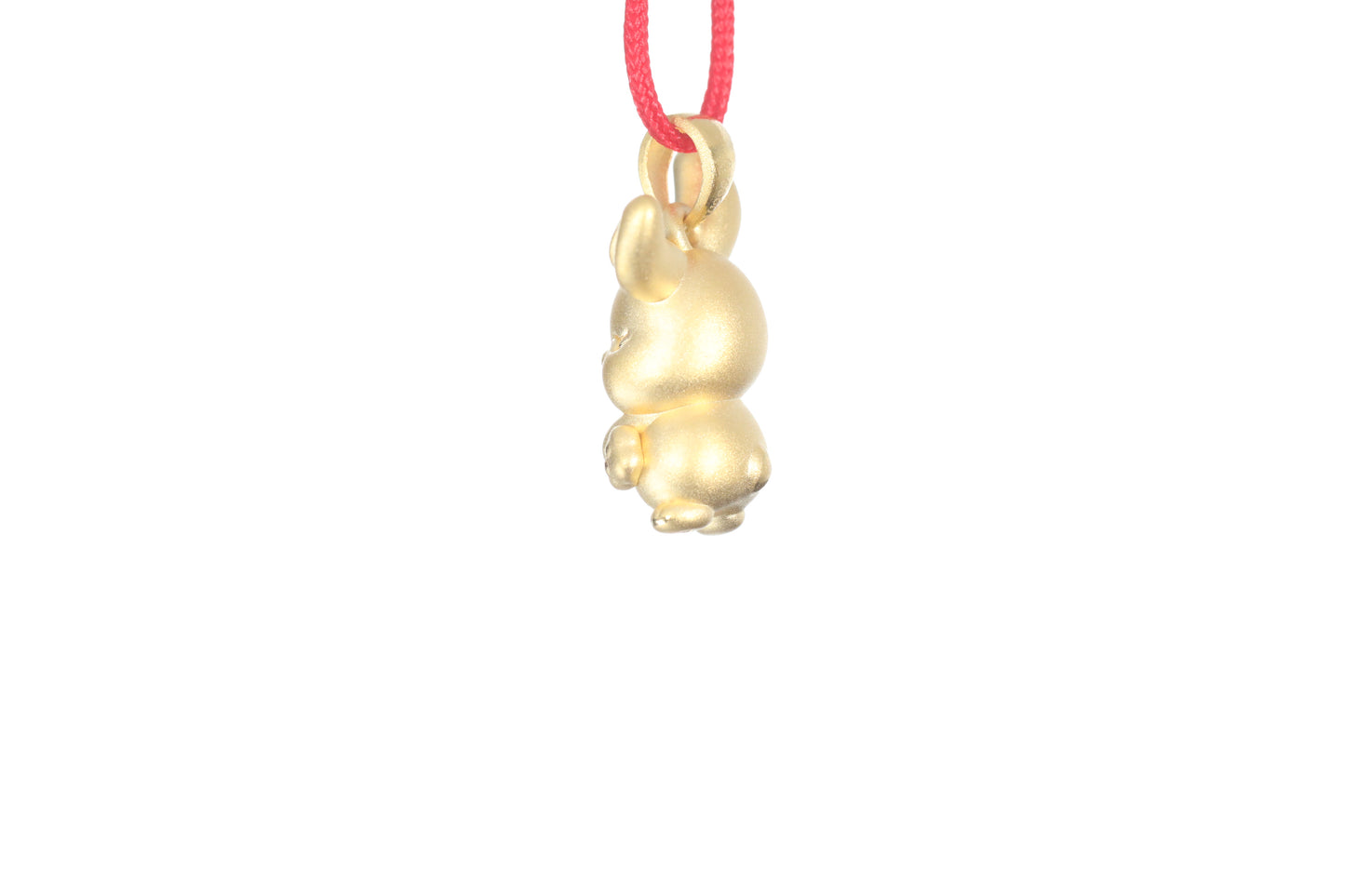 24K Gold Rabbit Pendant