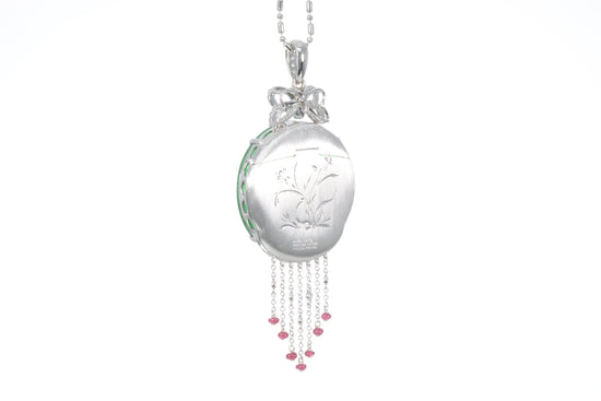 Jadeite and Ruby Pendant