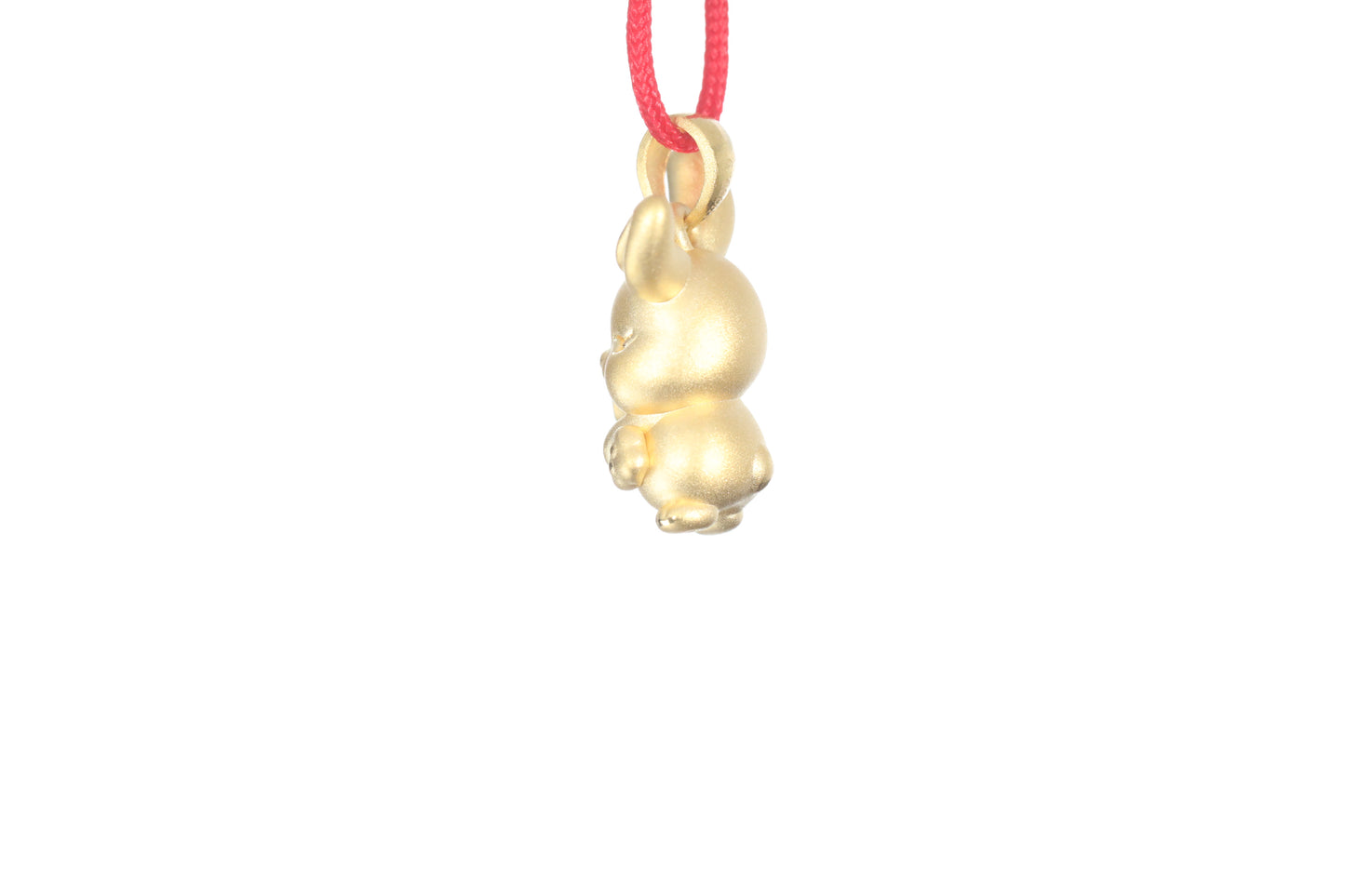 24K Gold Rabbit Pendant