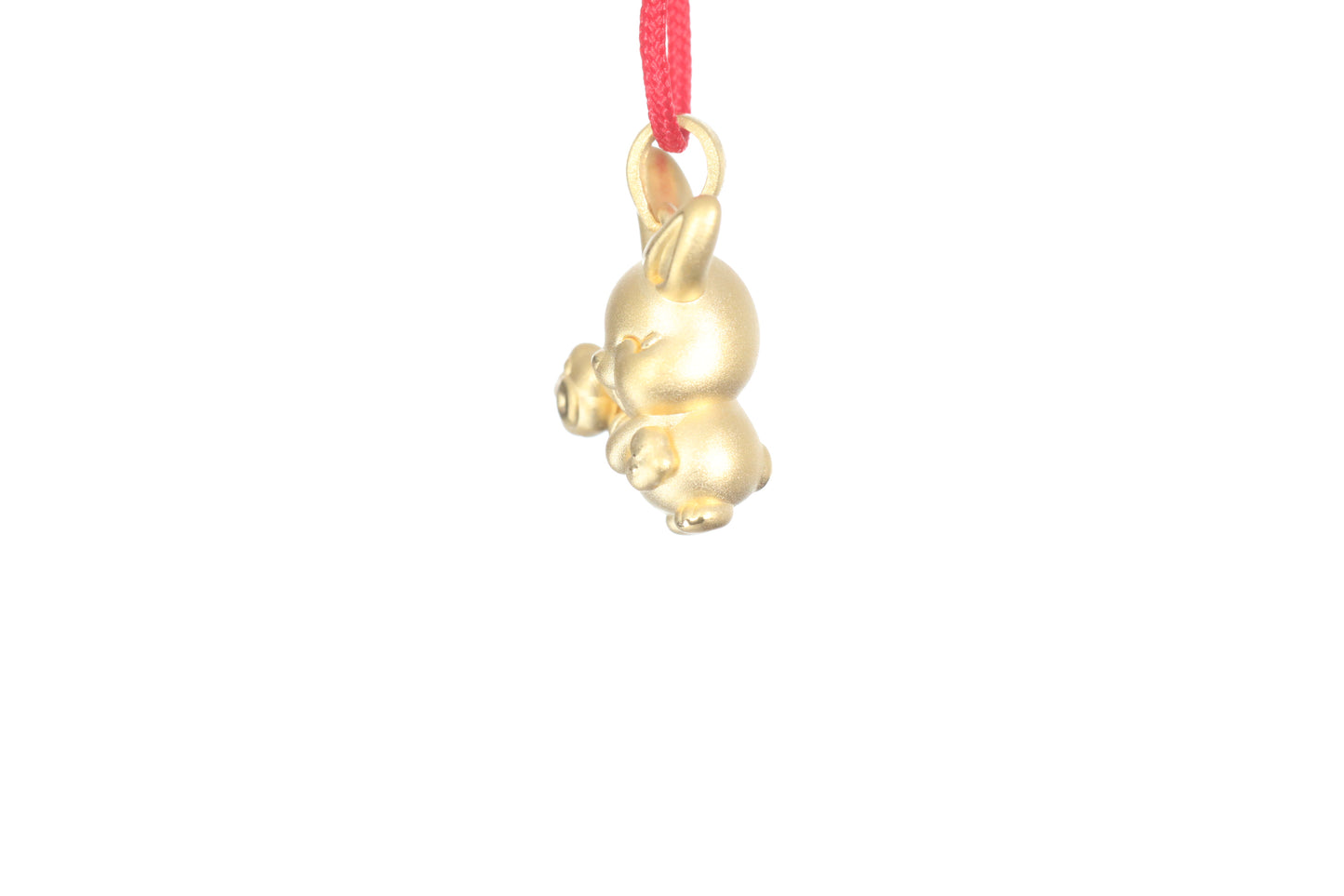 24K Gold Rabbit Pendant