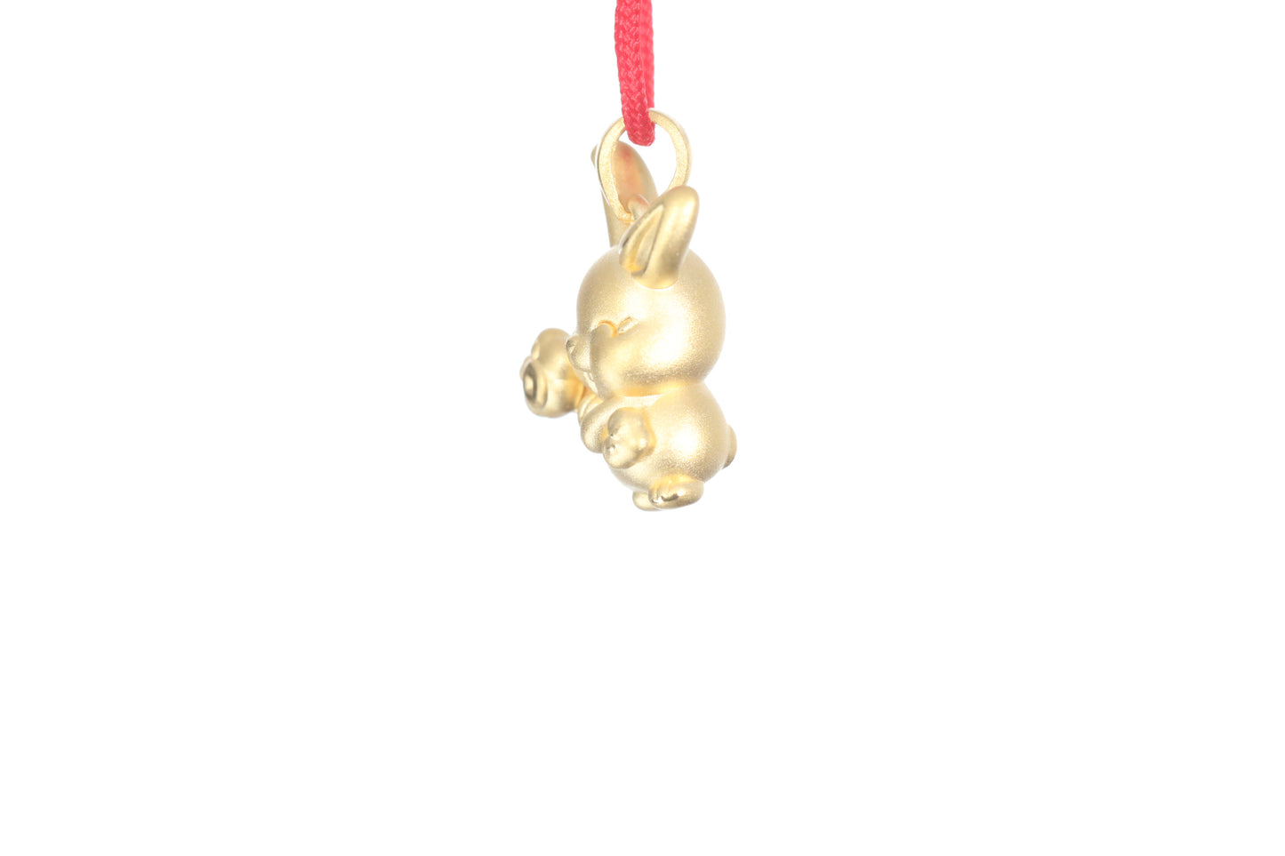 24K Gold Rabbit Pendant