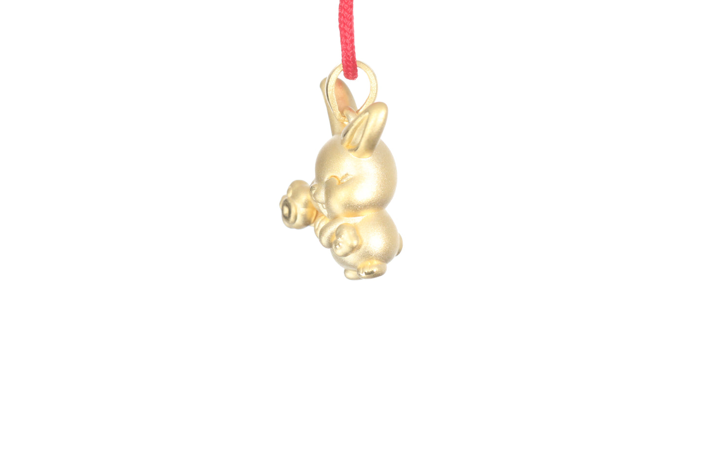 24K Gold Rabbit Pendant