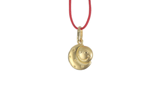 24K Gold Sun and Moon Pendant