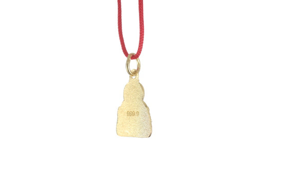 24K Gold Buddha Pendant