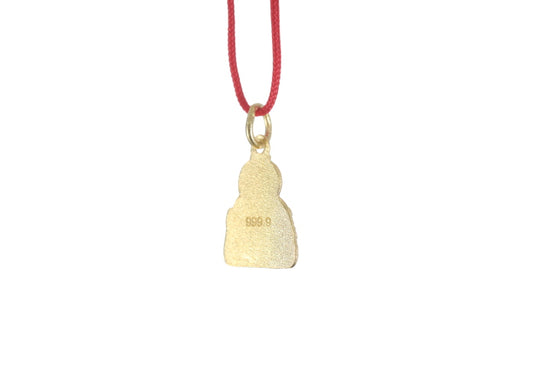 24K Gold Buddha Pendant