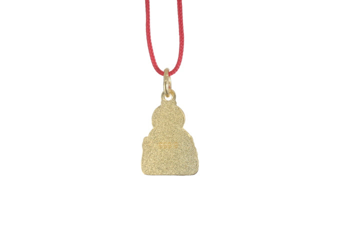 24K Gold Buddha Pendant