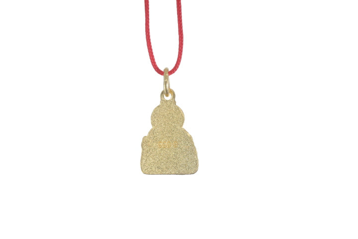 24K Gold Buddha Pendant