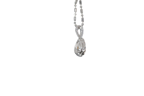 Fancy Yellow Diamond Pear Shaped Pendant