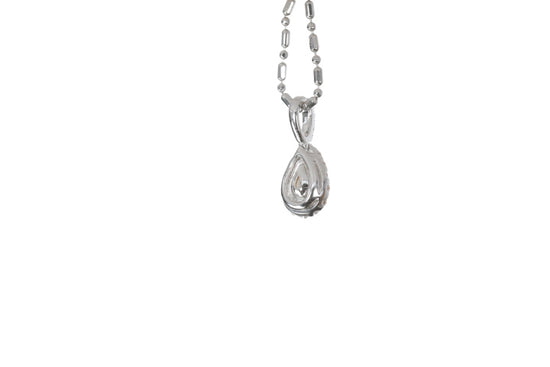Fancy Yellow Diamond Pear Shaped Pendant